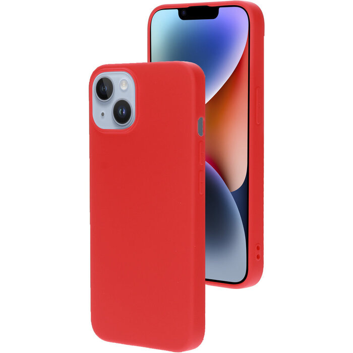 Mobiparts Mobiparts Silicone Cover Apple iPhone 14 Scarlet Red