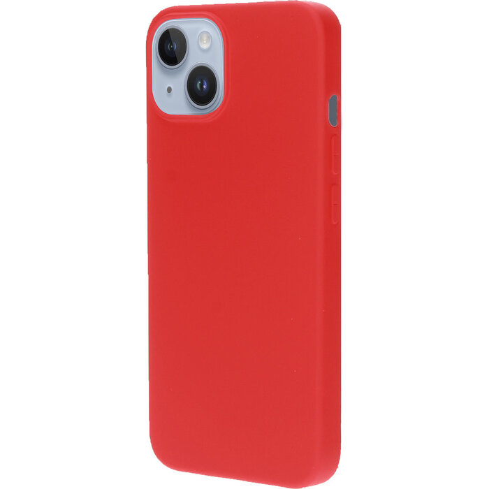 Mobiparts Mobiparts Siliconen Hoesje voor Apple iPhone 14 - Scarlet Red