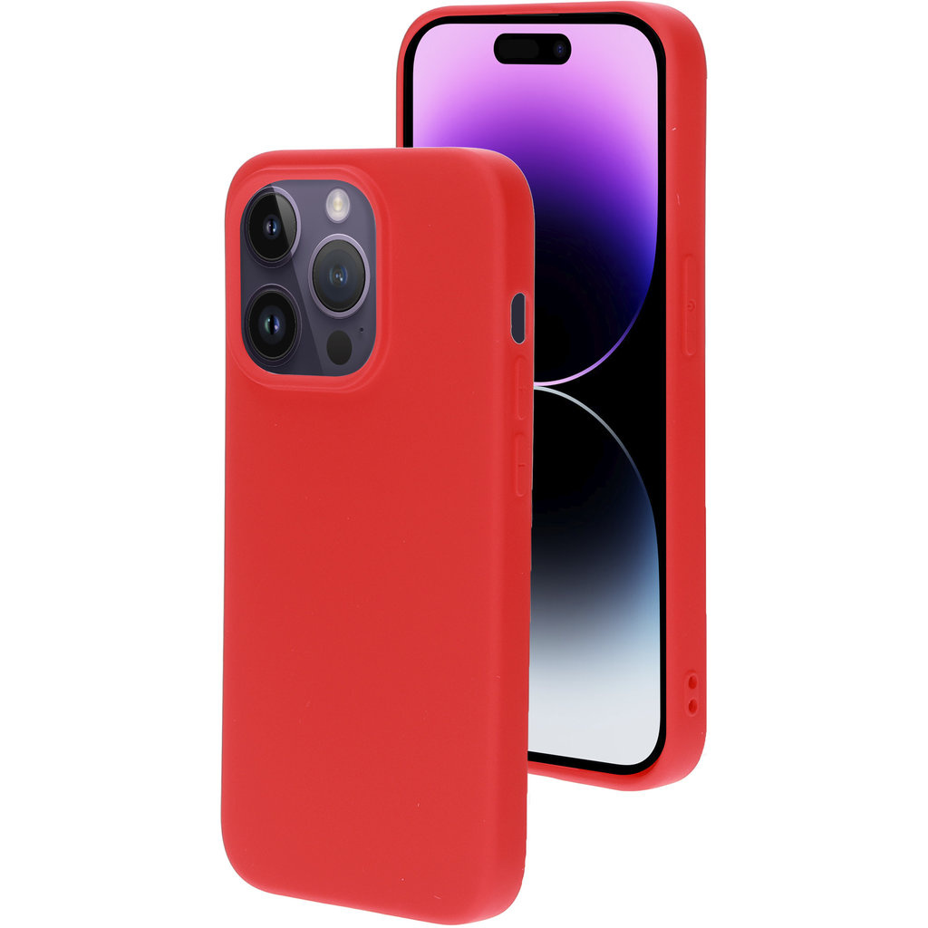 Mobiparts Mobiparts Siliconen Hoesje voor Apple iPhone 14 Pro - Scarlet Red