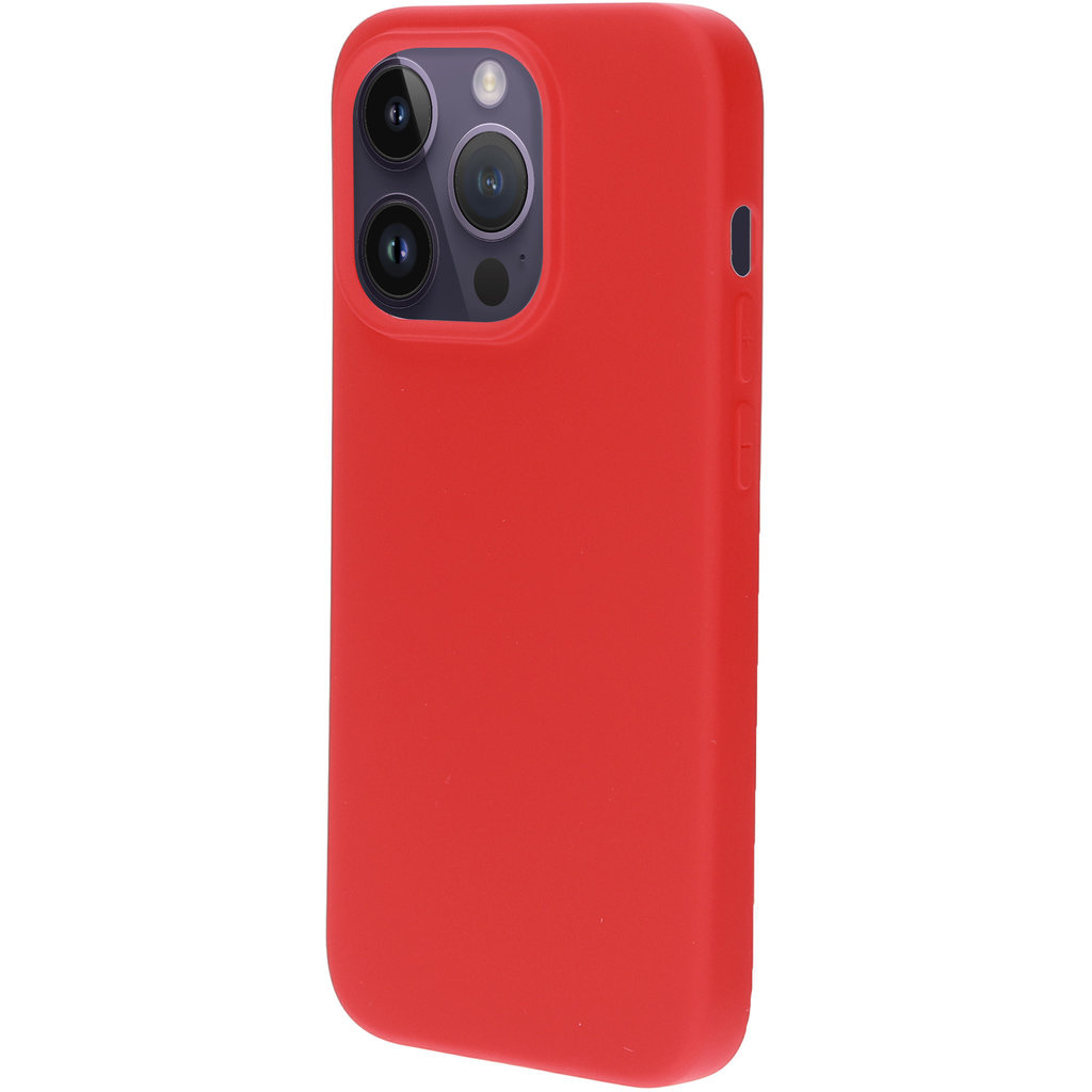 Mobiparts Mobiparts Siliconen Hoesje voor Apple iPhone 14 Pro - Scarlet Red