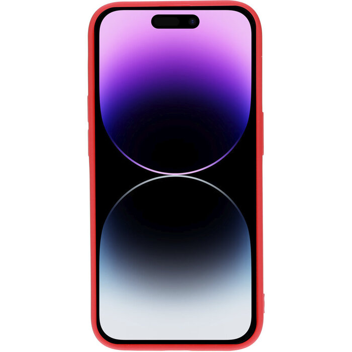 Mobiparts Mobiparts Siliconen Hoesje voor Apple iPhone 14 Pro - Scarlet Red