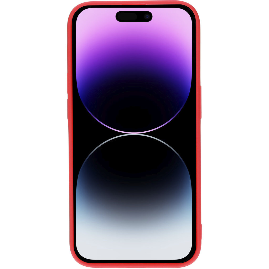 Mobiparts Mobiparts Siliconen Hoesje voor Apple iPhone 14 Pro - Scarlet Red