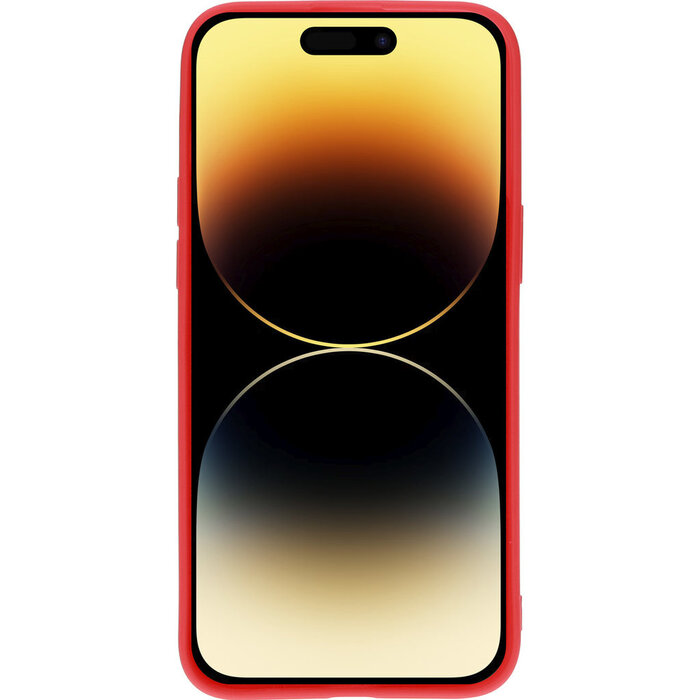 Mobiparts Mobiparts Silicone Cover Apple iPhone 14 Pro Max Scarlet Red