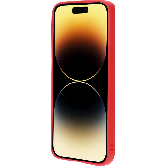 Mobiparts Mobiparts Silicone Cover Apple iPhone 14 Pro Max Scarlet Red