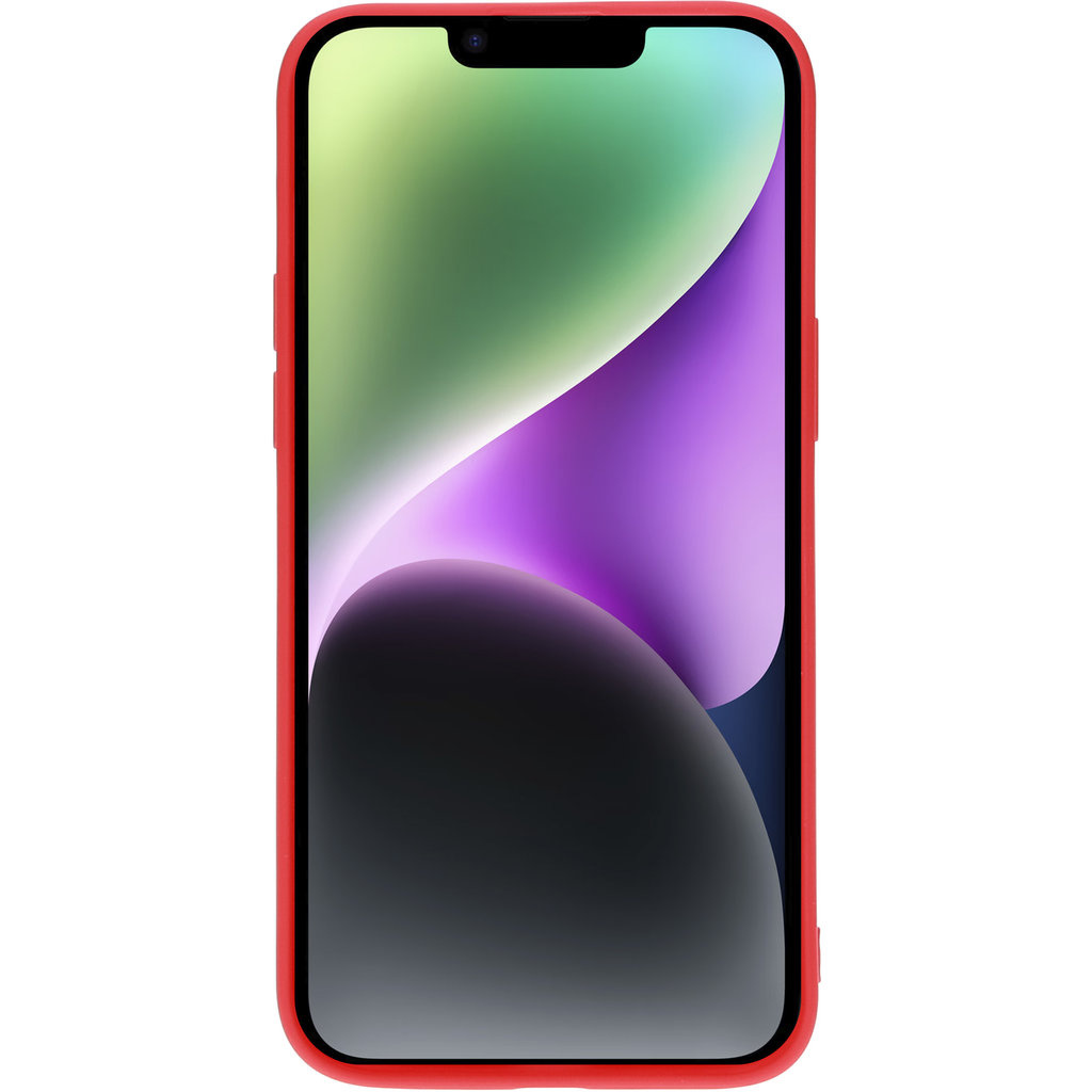 Mobiparts Mobiparts Siliconen Hoesje voor Apple iPhone 14 Plus - Scarlet Red