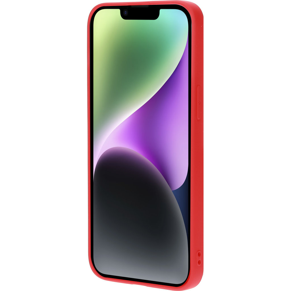Mobiparts Mobiparts Siliconen Hoesje voor Apple iPhone 14 Plus - Scarlet Red