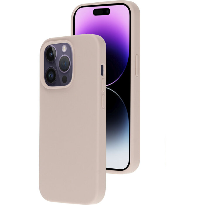 Mobiparts Mobiparts Silicone Cover voor Apple iPhone 14 Pro - Soft Salmon