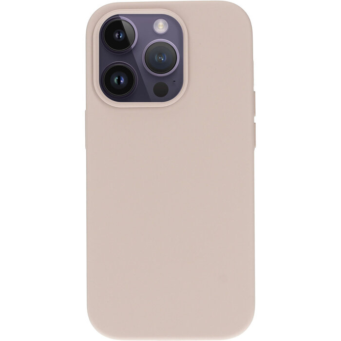 Mobiparts Mobiparts Silicone Cover voor Apple iPhone 14 Pro - Soft Salmon