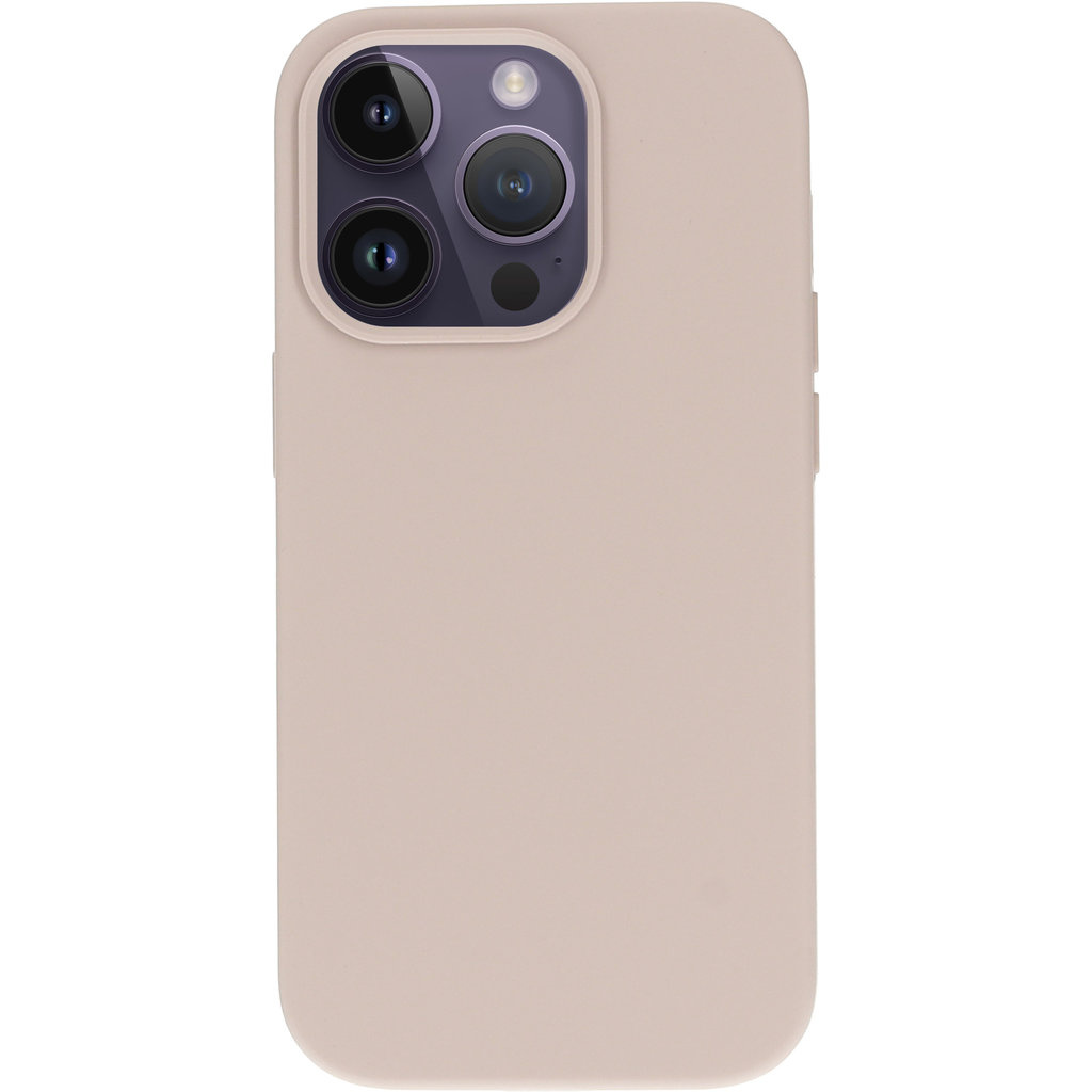 Mobiparts Mobiparts Silicone Cover voor Apple iPhone 14 Pro - Soft Salmon