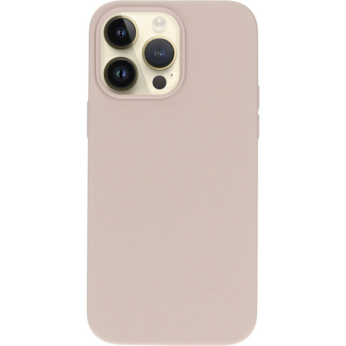 Mobiparts Mobiparts Silicone Cover voor iPhone 14 Pro Max - Soft Salmon