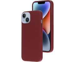 Mobiparts Mobiparts Silicone Cover voor Apple iPhone 14 - Plum Red
