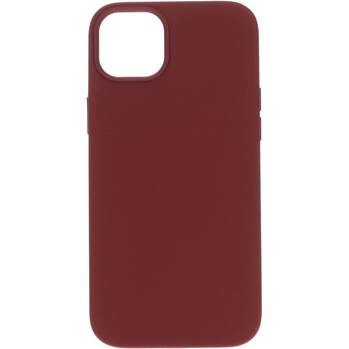 Mobiparts Mobiparts Silicone Cover voor Apple iPhone 14 Plus - Plum Red
