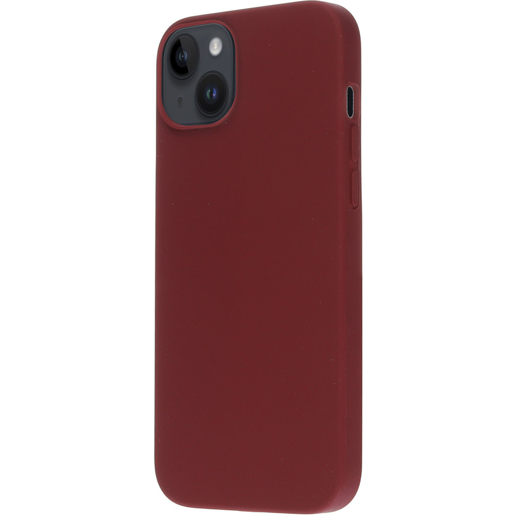 Mobiparts Mobiparts Silicone Cover voor Apple iPhone 14 Plus - Plum Red