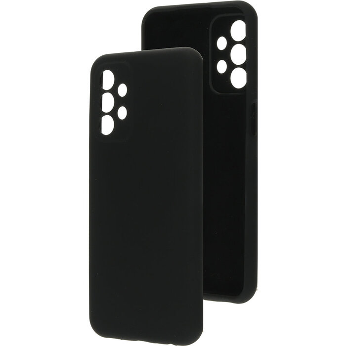 Mobiparts Mobiparts Siliconen Cover voor Samsung Galaxy A23 5G - Zwart
