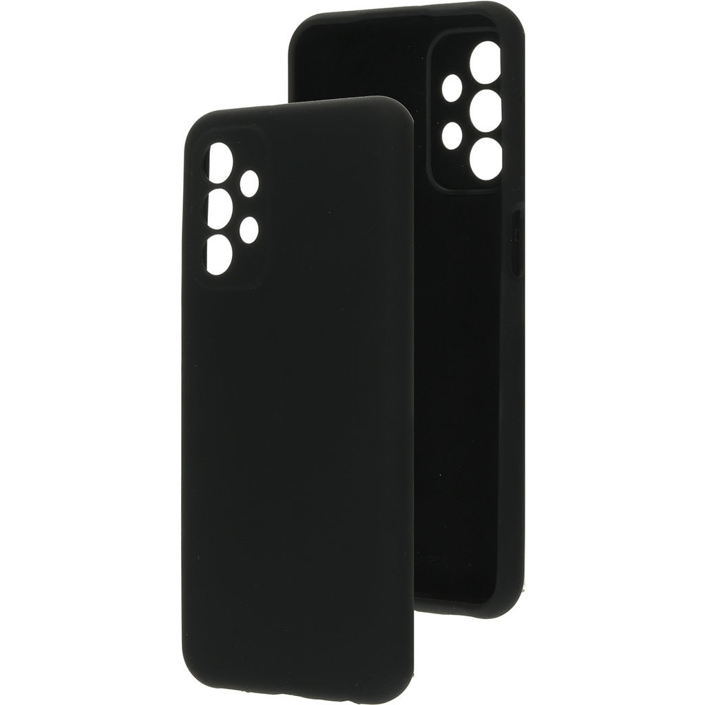 Mobiparts Mobiparts Siliconen Cover voor Samsung Galaxy A23 5G - Zwart