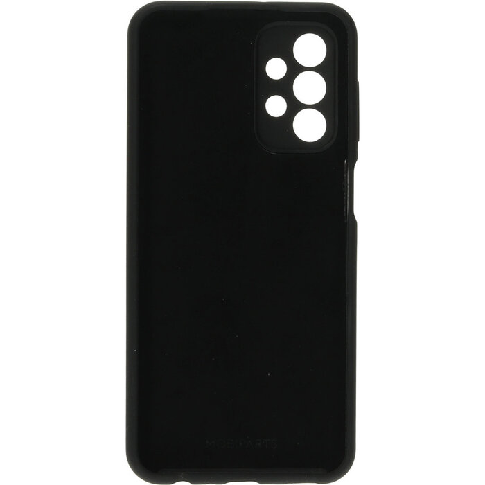 Mobiparts Mobiparts Siliconen Cover voor Samsung Galaxy A23 5G - Zwart