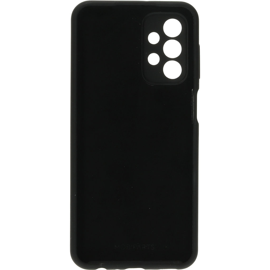 Mobiparts Mobiparts Siliconen Cover voor Samsung Galaxy A23 5G - Zwart
