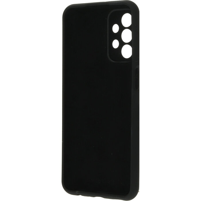 Mobiparts Mobiparts Siliconen Cover voor Samsung Galaxy A23 5G - Zwart