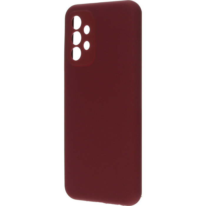 Mobiparts Mobiparts Silicone Cover voor Samsung Galaxy A23 5G - Plum Red
