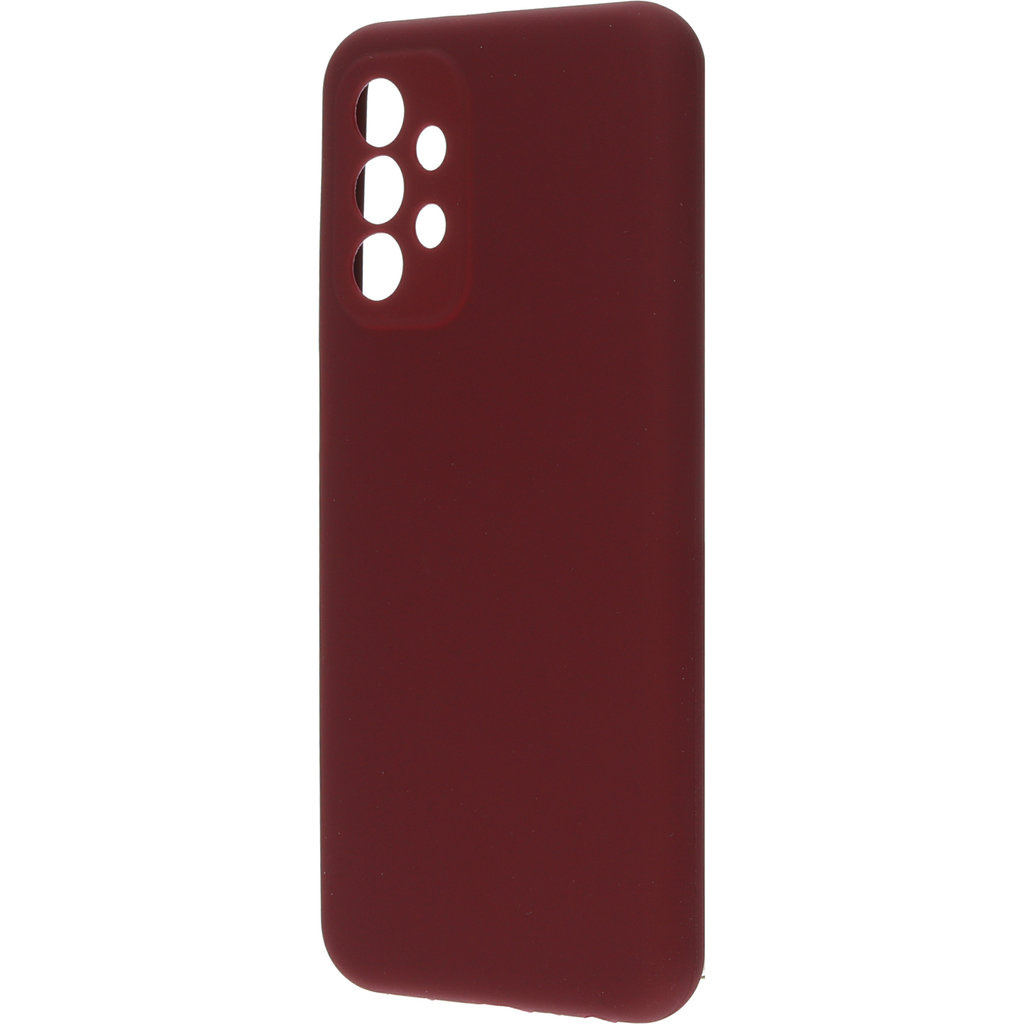 Mobiparts Mobiparts Silicone Cover voor Samsung Galaxy A23 5G - Plum Red