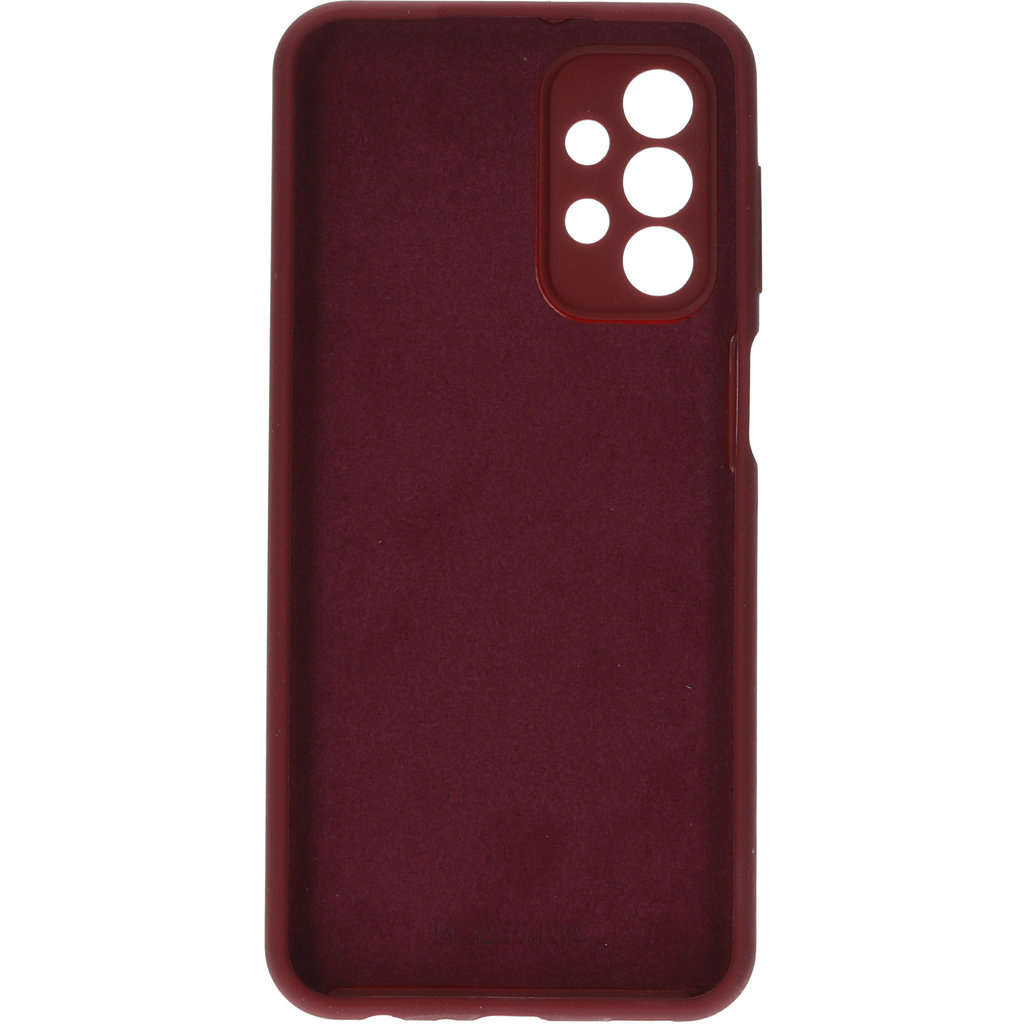 Mobiparts Mobiparts Silicone Cover voor Samsung Galaxy A23 5G - Plum Red
