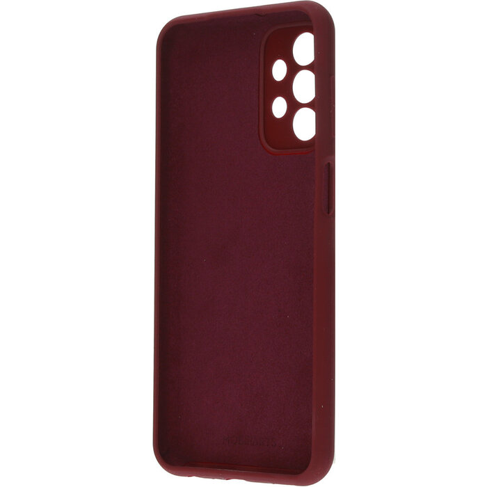 Mobiparts Mobiparts Silicone Cover voor Samsung Galaxy A23 5G - Plum Red