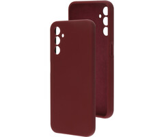 Mobiparts Mobiparts Siliconen Cover voor Samsung Galaxy A14 5G - Plum Red