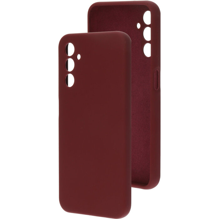 Mobiparts Mobiparts Siliconen Cover voor Samsung Galaxy A14 5G - Plum Red