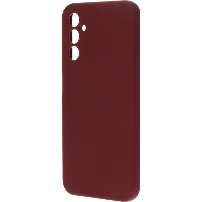 Mobiparts Mobiparts Siliconen Cover voor Samsung Galaxy A14 5G - Plum Red