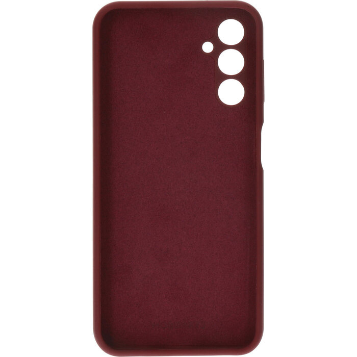 Mobiparts Mobiparts Siliconen Cover voor Samsung Galaxy A14 5G - Plum Red