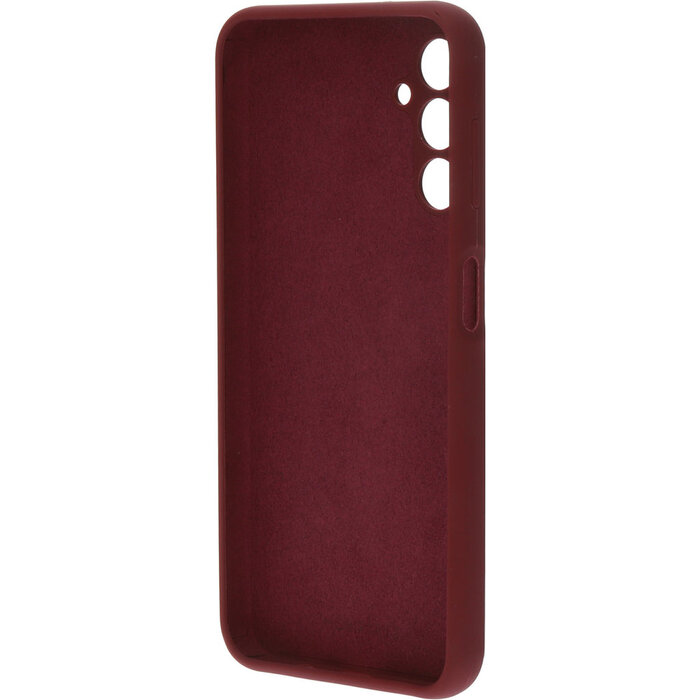 Mobiparts Mobiparts Siliconen Cover voor Samsung Galaxy A14 5G - Plum Red