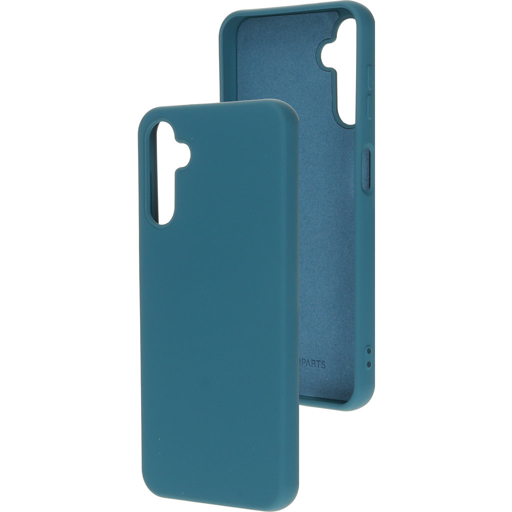 Mobiparts Mobiparts Siliconen Cover voor Samsung Galaxy A14 4G/5G - Blueberry Blue