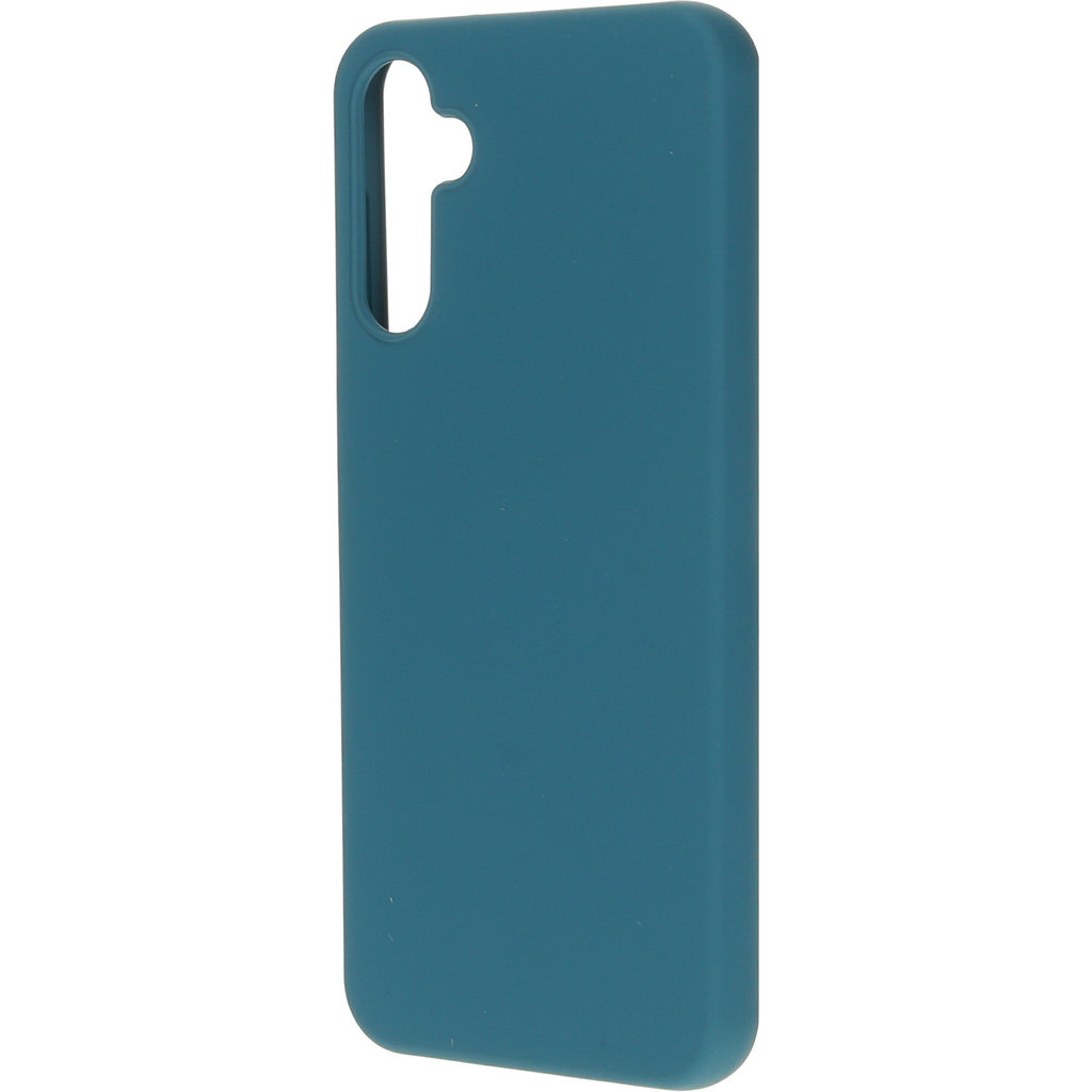 Mobiparts Mobiparts Siliconen Cover voor Samsung Galaxy A14 4G/5G - Blueberry Blue