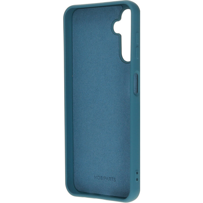 Mobiparts Mobiparts Siliconen Cover voor Samsung Galaxy A14 4G/5G - Blueberry Blue