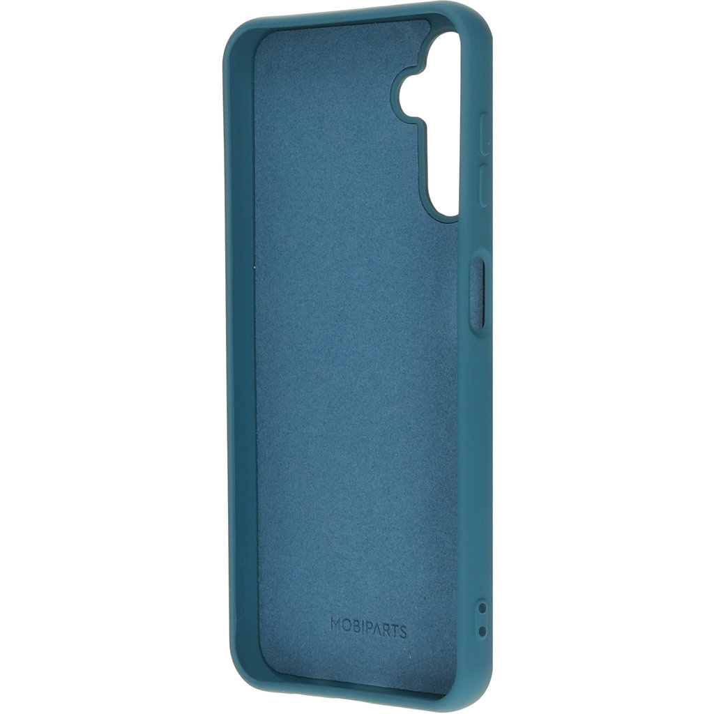 Mobiparts Mobiparts Siliconen Cover voor Samsung Galaxy A14 4G/5G - Blueberry Blue
