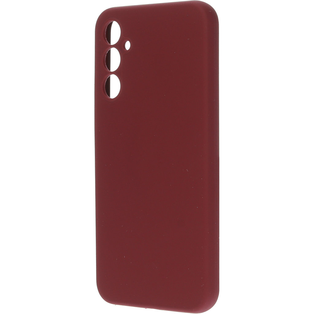 Mobiparts Mobiparts Siliconen Backcover voor Samsung Galaxy A34 5G - Plum Red