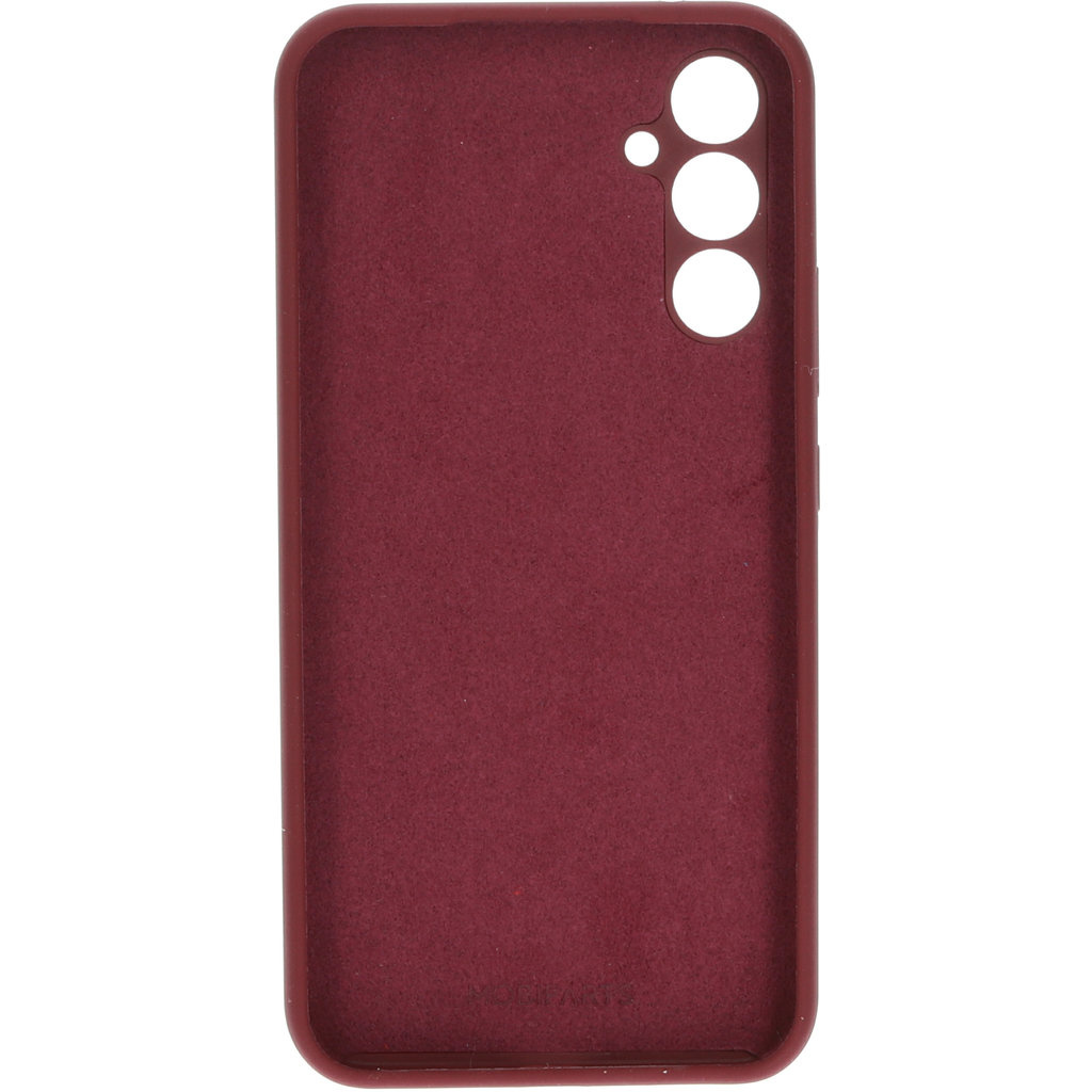 Mobiparts Mobiparts Siliconen Backcover voor Samsung Galaxy A34 5G - Plum Red