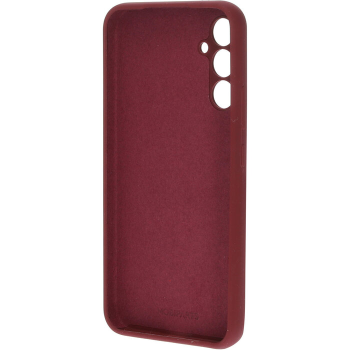 Mobiparts Mobiparts Siliconen Backcover voor Samsung Galaxy A34 5G - Plum Red