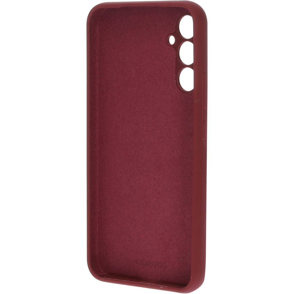 Mobiparts Mobiparts Siliconen Backcover voor Samsung Galaxy A34 5G - Plum Red
