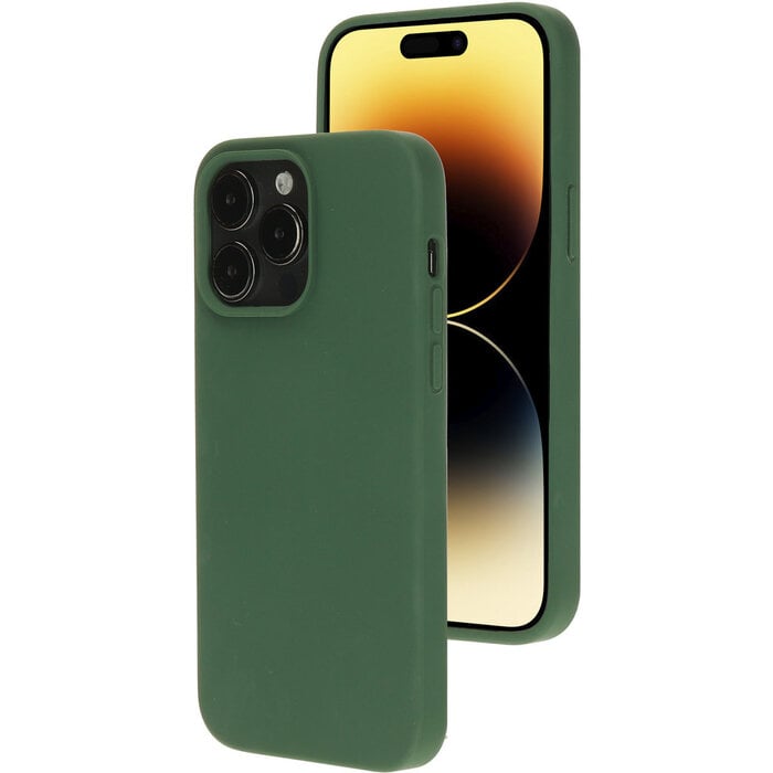 Mobiparts Mobiparts Silicone Cover voor Apple iPhone 14 Pro - Forest Green