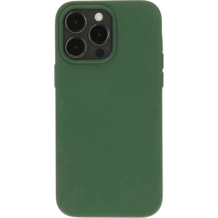 Mobiparts Mobiparts Silicone Cover voor Apple iPhone 14 Pro - Forest Green