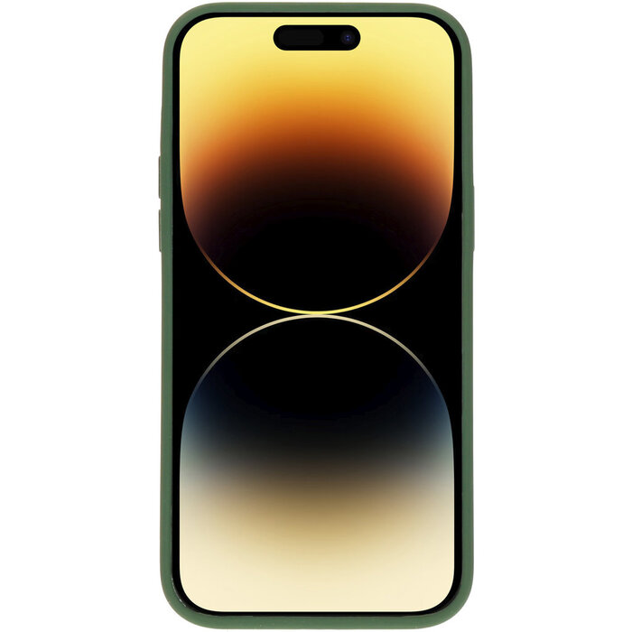 Mobiparts Mobiparts Silicone Cover voor Apple iPhone 14 Pro - Forest Green