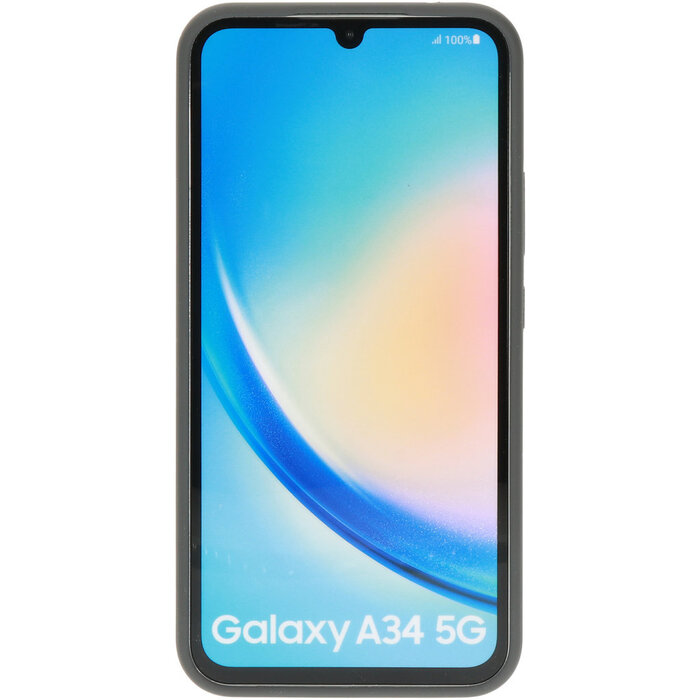 Mobiparts Mobiparts Siliconen Cover voor Samsung Galaxy A34 - Urban Grey