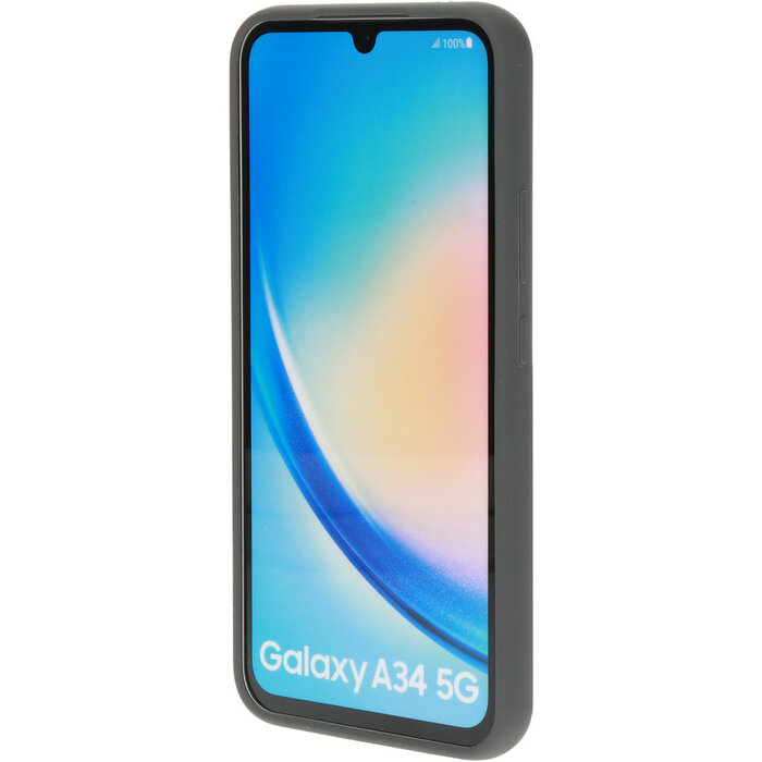 Mobiparts Mobiparts Siliconen Cover voor Samsung Galaxy A34 - Urban Grey