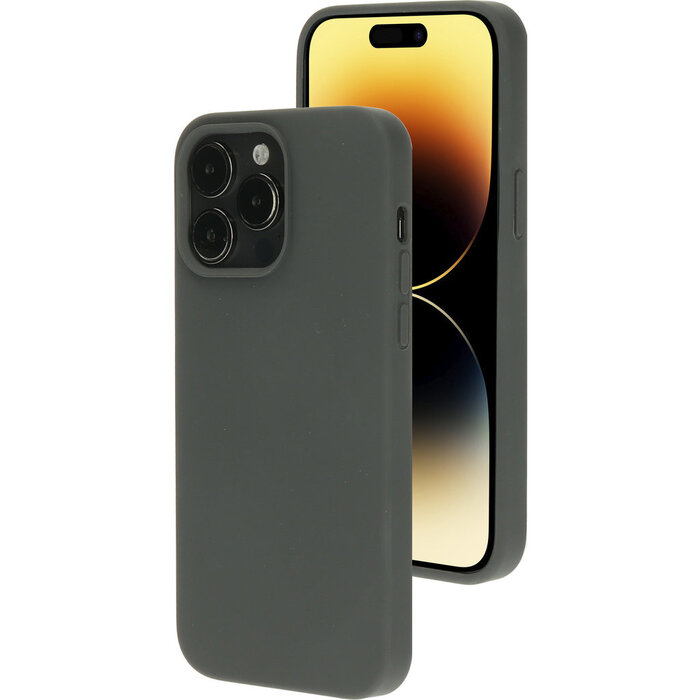 Mobiparts Mobiparts Siliconen Hoesje voor Apple iPhone 14 Pro - Urban Grey