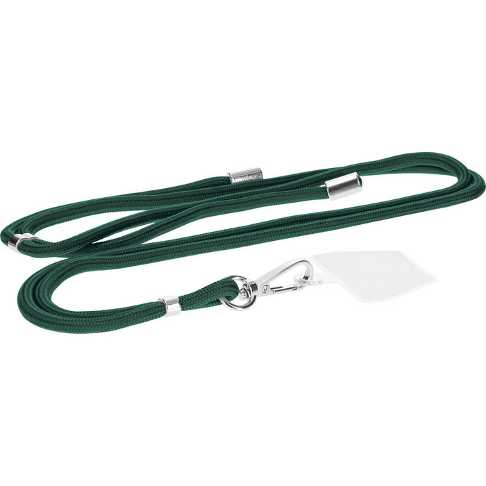 Mobiparts Mobiparts Universeel Telefoonkoord - Forest Green - Verstelbaar tot 1,5m