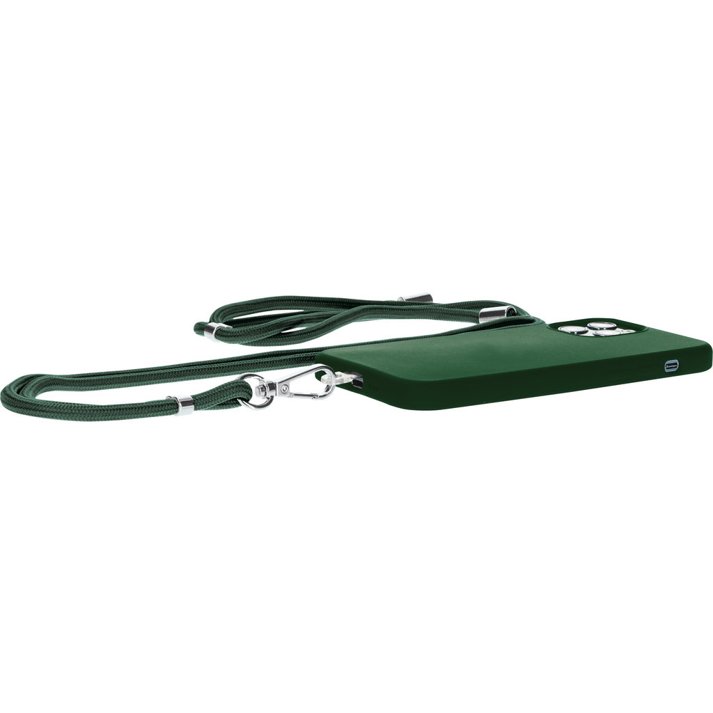 Mobiparts Mobiparts Universeel Telefoonkoord - Forest Green - Verstelbaar tot 1,5m