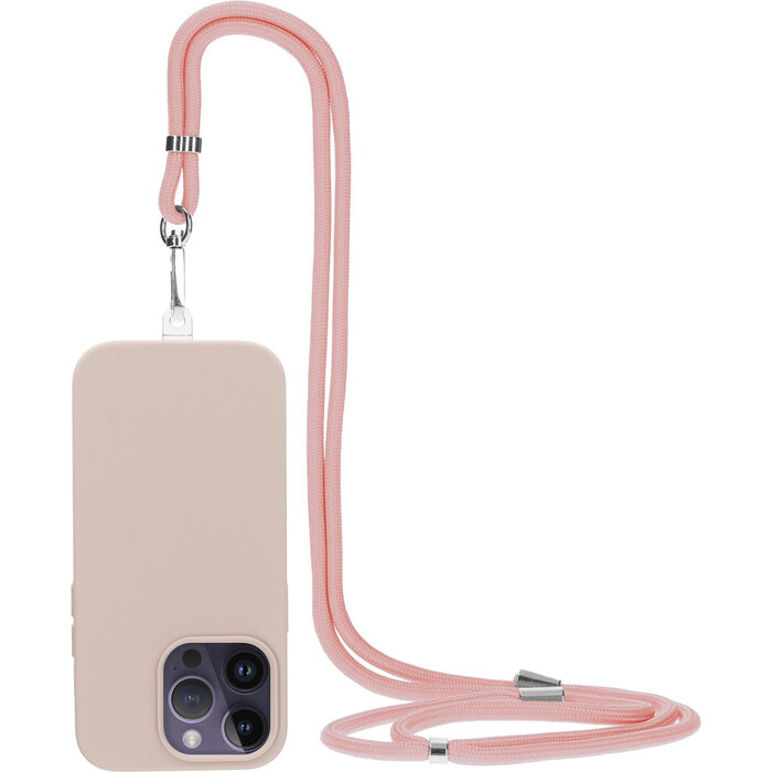 Mobiparts Mobiparts Universal Phonecord - Zachtroze Telefoonkoord (Universeel)