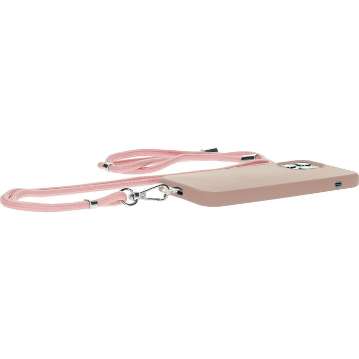 Mobiparts Mobiparts Universal Phonecord - Zachtroze Telefoonkoord (Universeel)