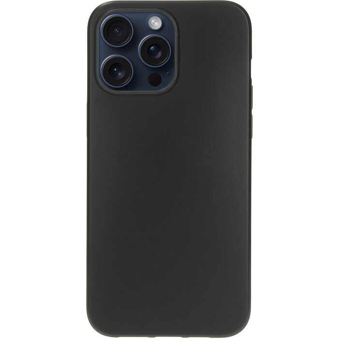 Mobiparts Mobiparts Classic TPU Case voor iPhone 15 Pro Max - Matzwart